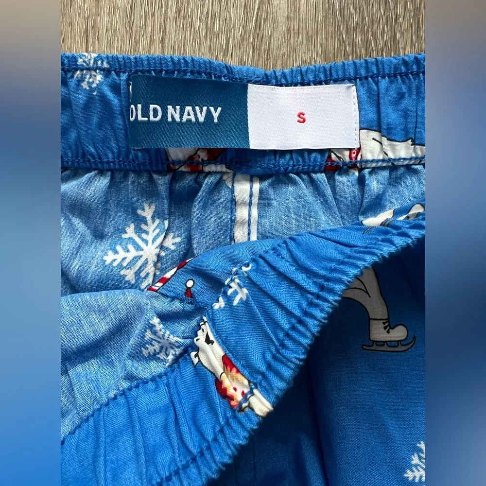 Old Navy Men’s Soft-Washed 100% Cotton Boxer Shorts Polar Bear Print Size Small